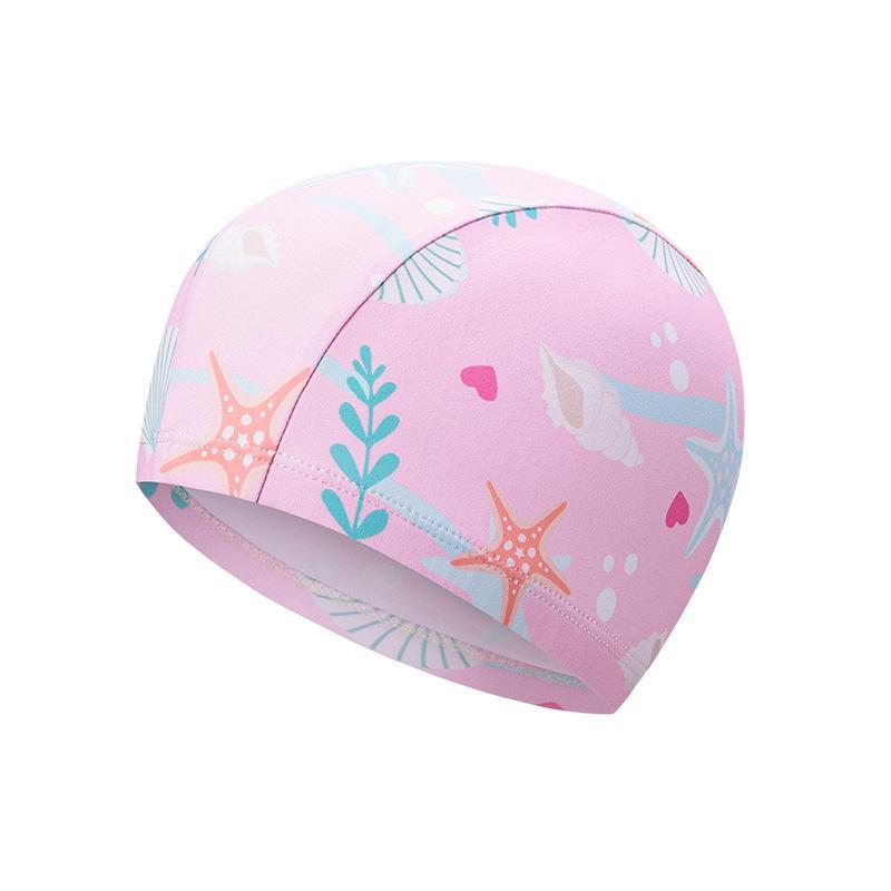 ~Kids Cartoon Print Swim Cap H - Swim Hat Silicone 评论和价格