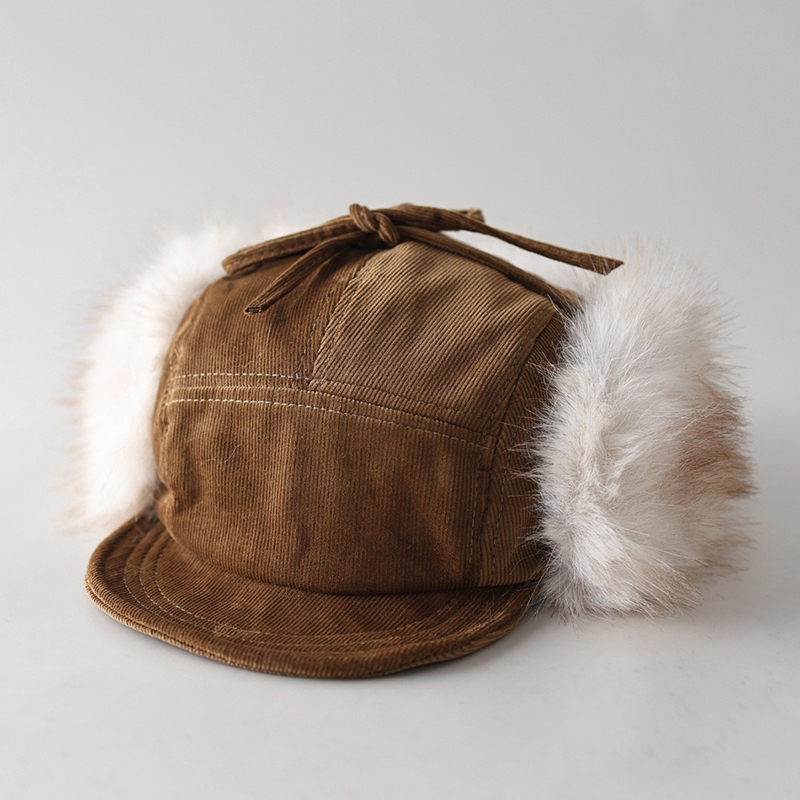 Corduroy Bomber Hat 5 Panel Un - Corduroy Cap 5 Panel 评论和价格