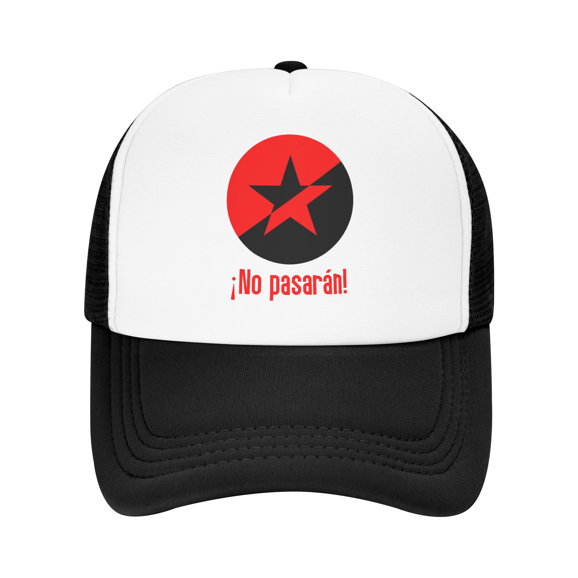 Antifa No Pasaran Mesh Basebal - Golf Cap Dad 评论和价格