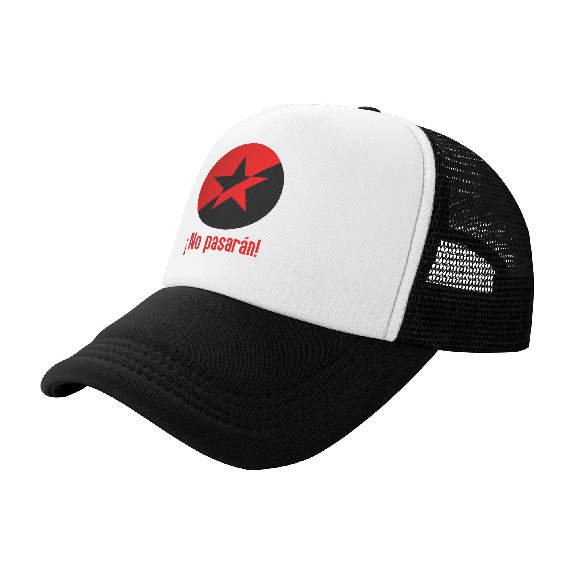 Antifa No Pasaran Mesh Basebal - Golf Cap Dad 评论和价格