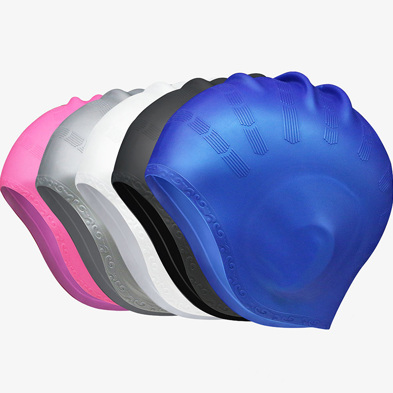 【F】Adults High Elastic Swimmin - Swim Hat Silicone 评论和价格