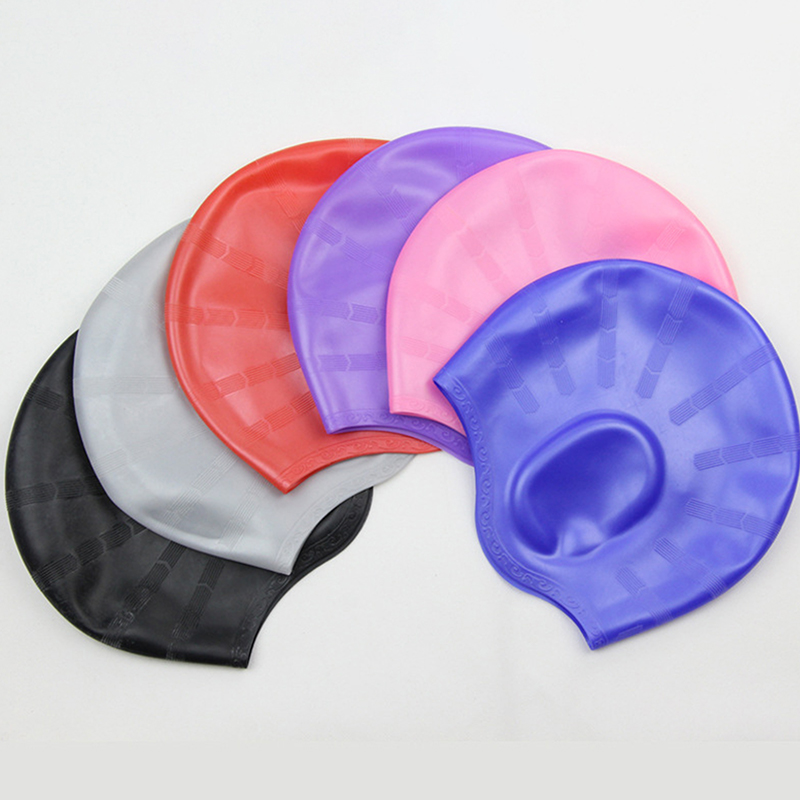 【F】Adults High Elastic Swimmin - Swim Hat Silicone 评论和价格
