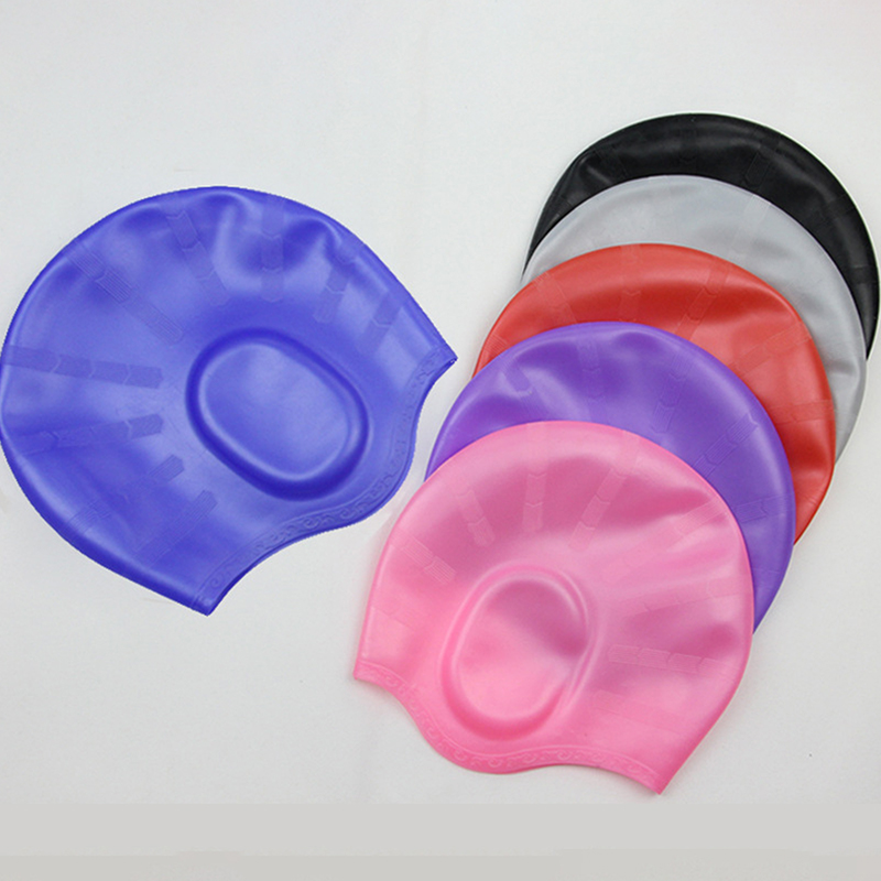 【F】Adults High Elastic Swimmin - Swim Hat Silicone 评论和价格