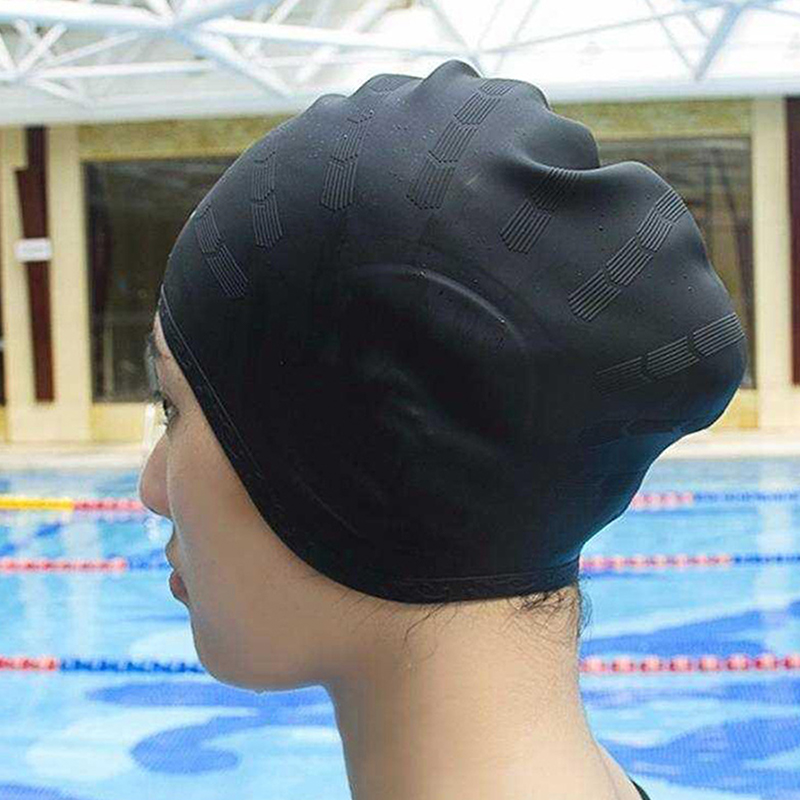 【F】Adults High Elastic Swimmin - Swim Hat Silicone 评论和价格
