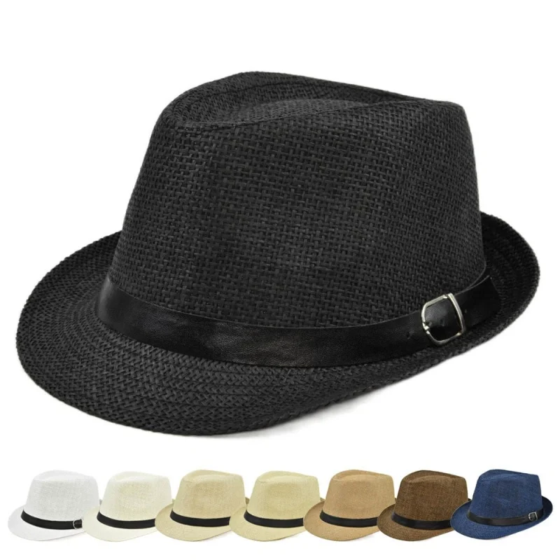 Fashion Simple Beach Sun Cap S - Cowboy Hat Straw 评论和价格