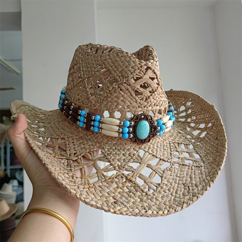 Cowboy hat fashion hollow out  - Cowboy Hat Straw 评论和价格