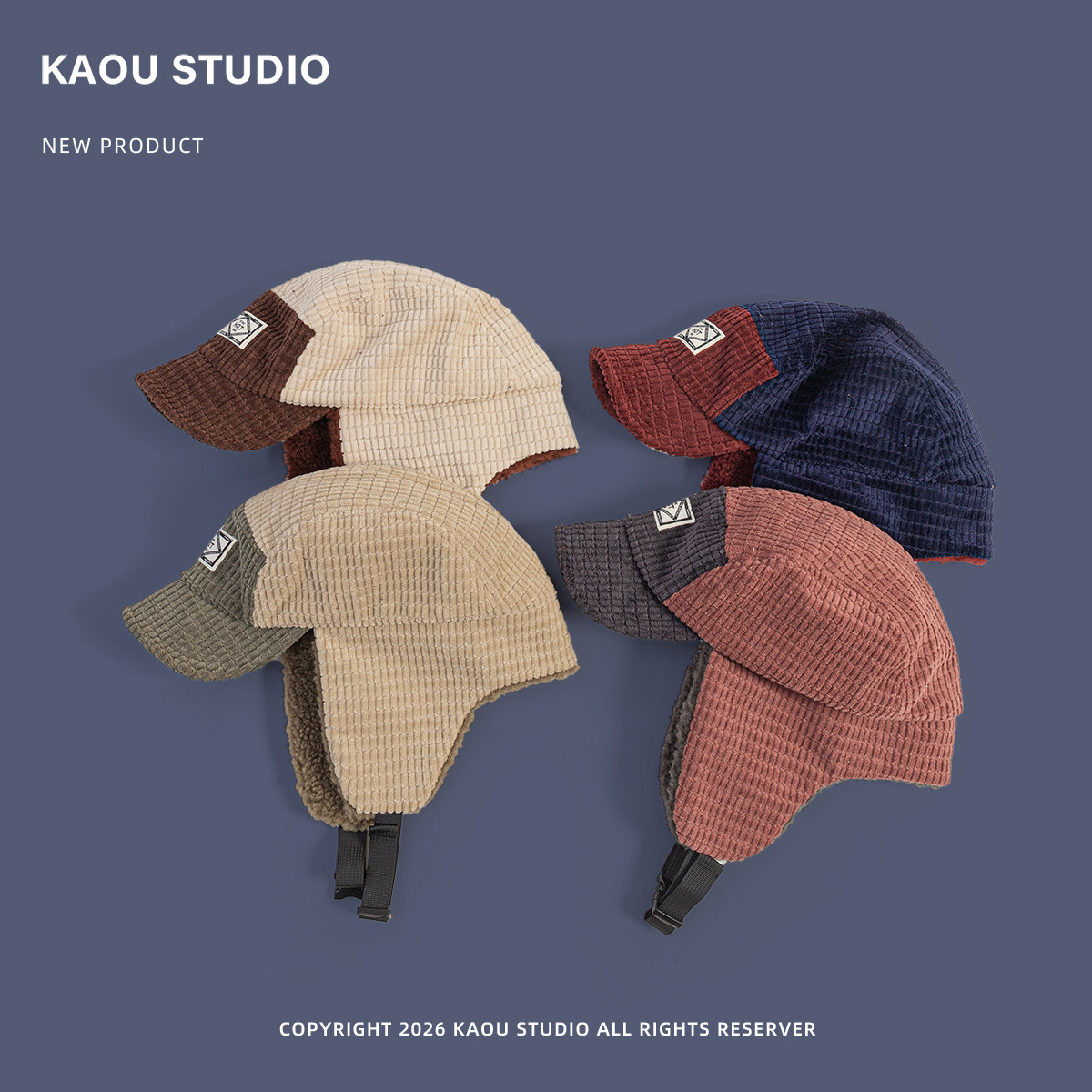 Korean Waffle Corduroy Vintage - Corduroy Cap 5 Panel 评论和价格