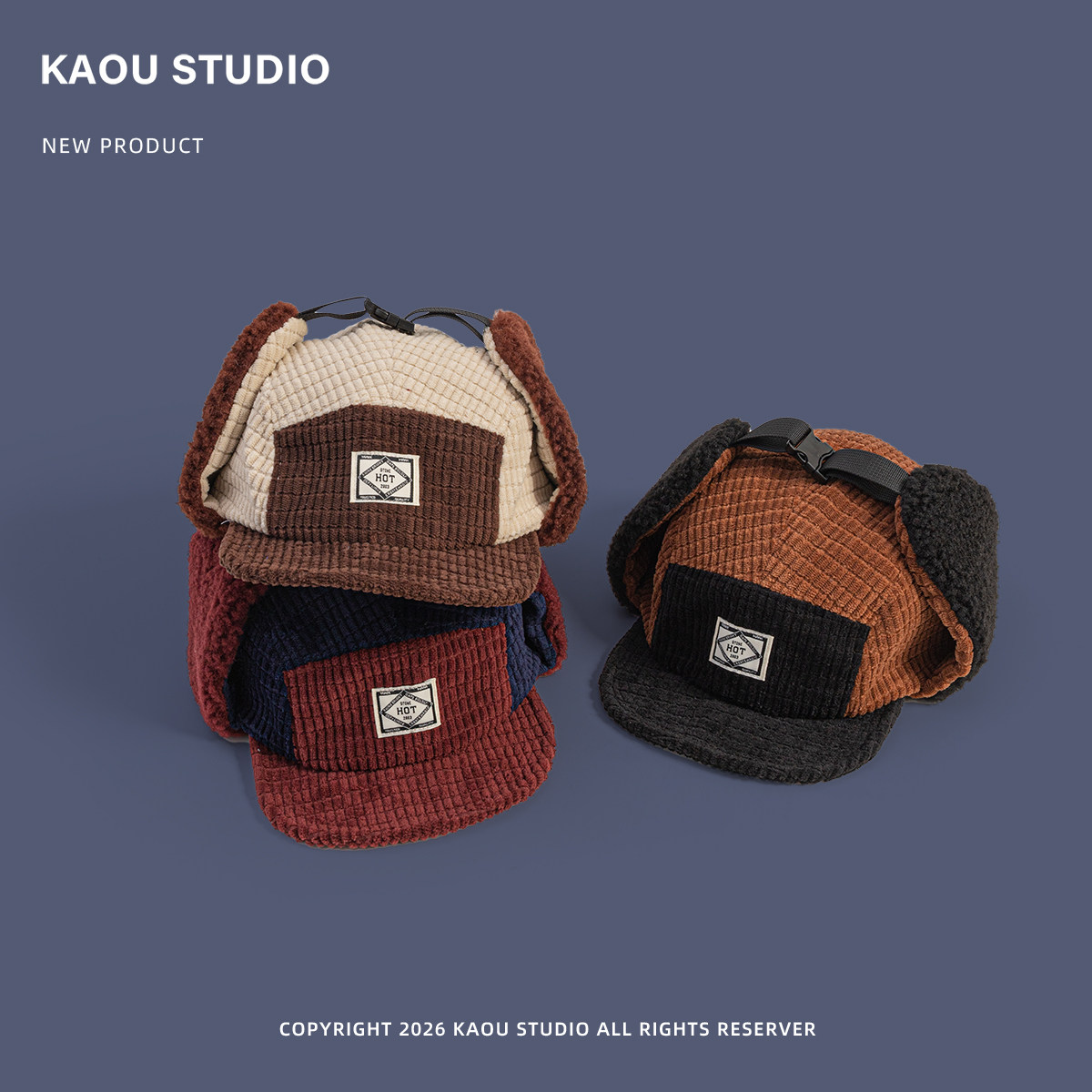 Korean Waffle Corduroy Vintage - Corduroy Cap 5 Panel 评论和价格
